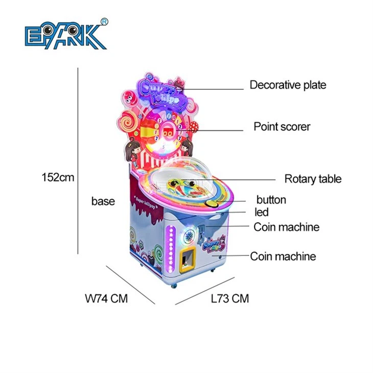 Super Lollipop Arcade Candy Vending Machine